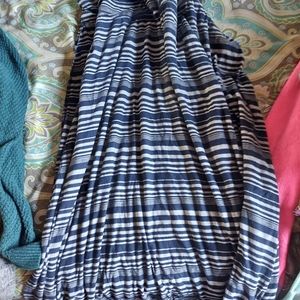 Jeans and Maxi skirt